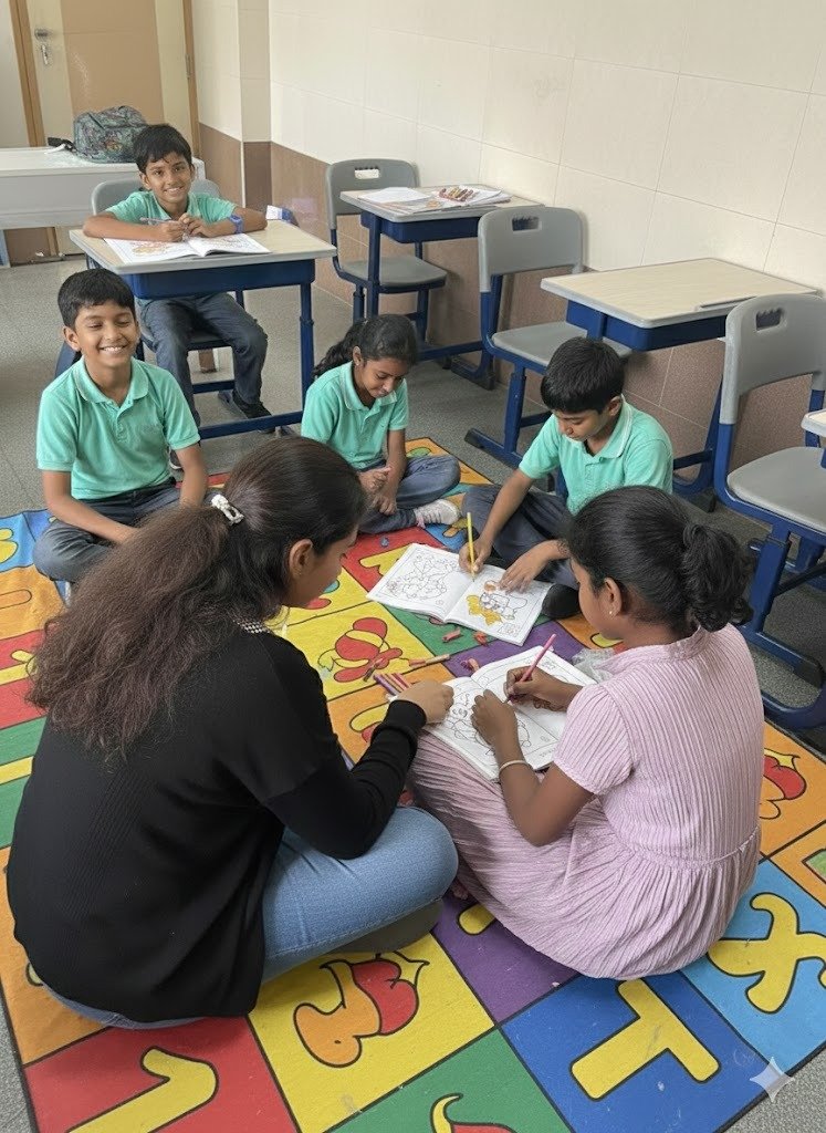 Child education program – school child smiling