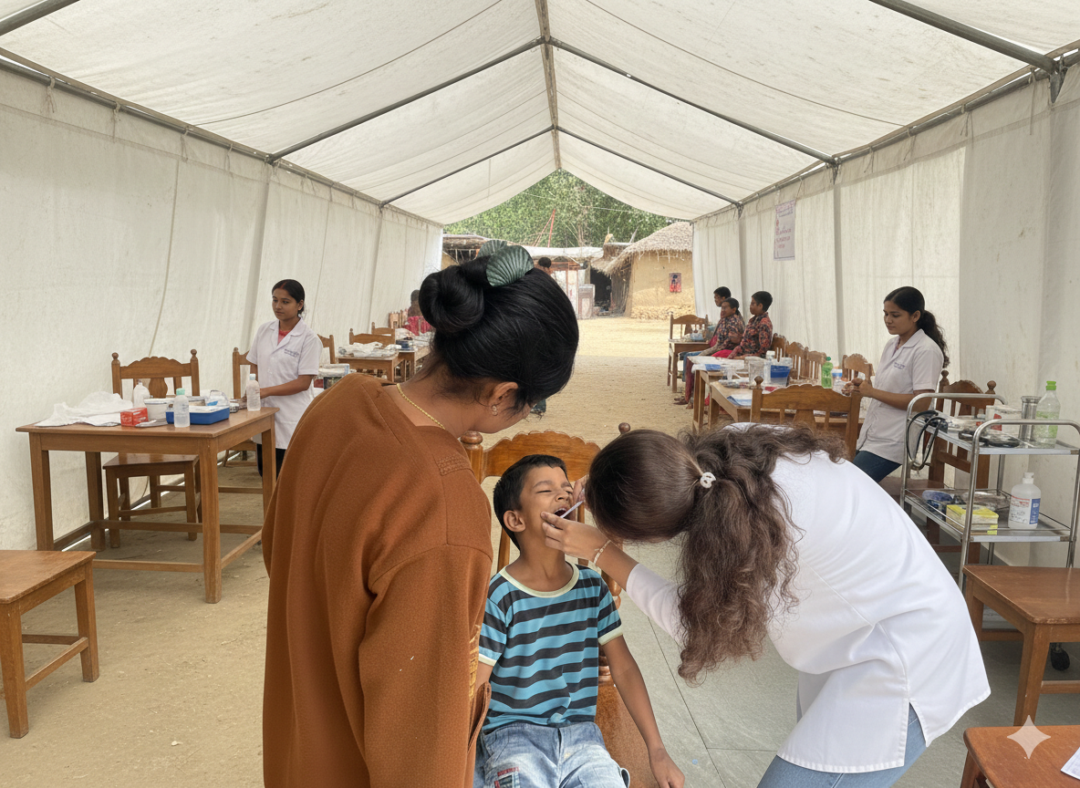 Health care support – medical camp